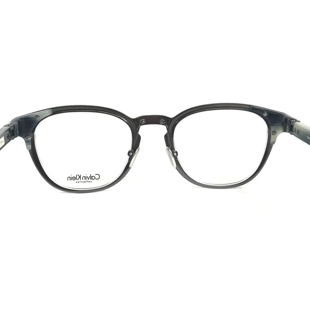 Calvin Klein Eyeglasses Frames CK8026 413 Blue Round Full Rim 48-22-140